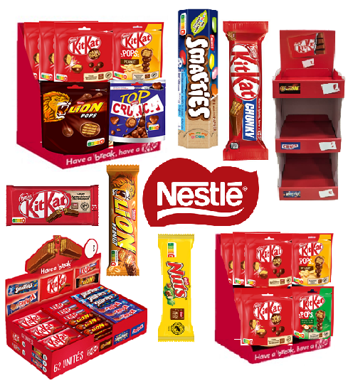 GAMME BARRE DE CHOCOLAT NESTLE